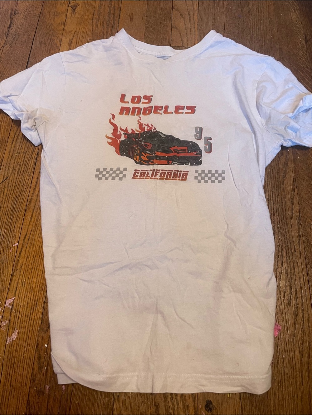 Los Angeles California Graphic Tee - White